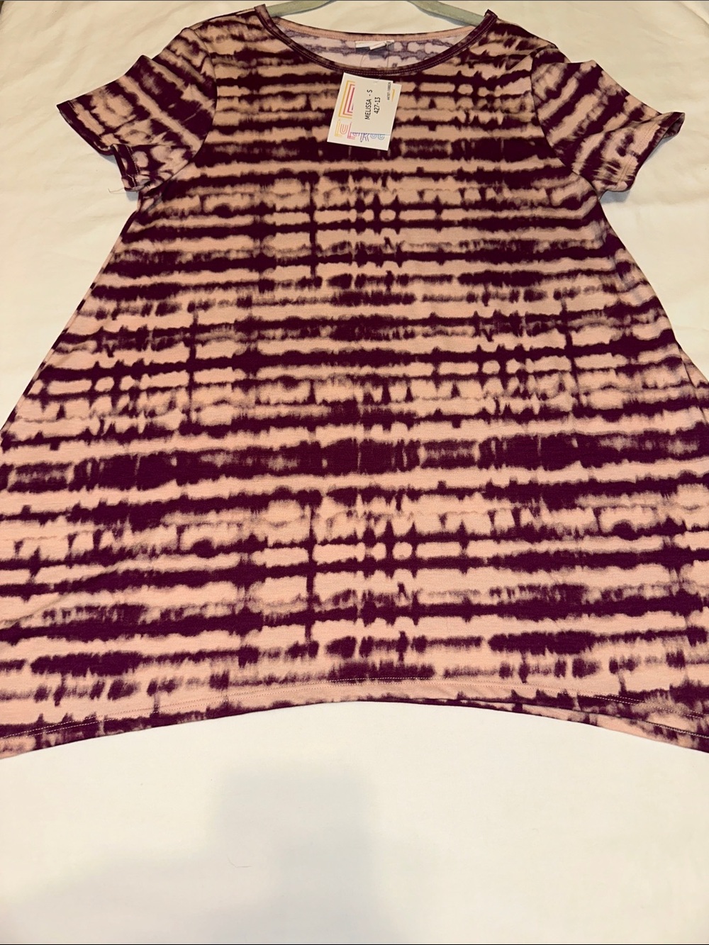 LEAVING SOON - Grab It Now - LuLaRoe Melissa Tie-Dye Top